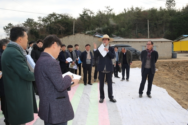 2019.12.16 압해 대천저류지 주변 조경식재 공간 조성사업 현장방문 4