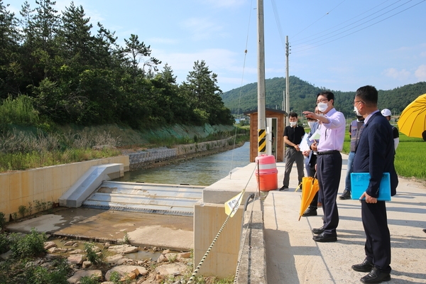 2021.07.20 지도읍 감정리 배수갑문 현장방문 2