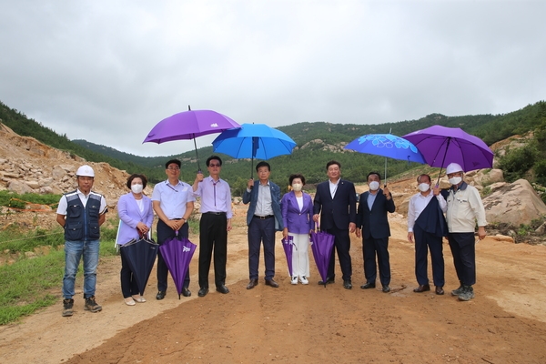 2022.08.19 암태면 상수도 공사 현장방문 2