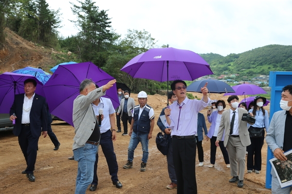 2022.08.19 암태면 상수도 공사 현장방문 1