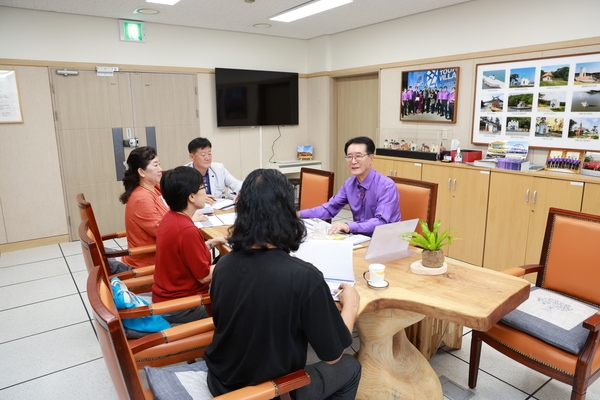 2023. 08. 17   군수님실-가고싶은섬 고이도 기본계획 용역보고 3