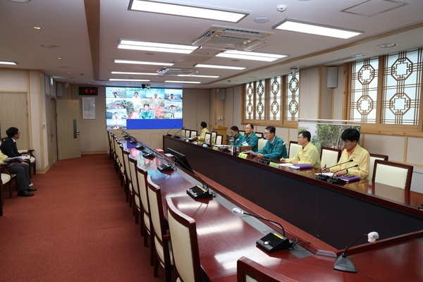 2023. 08. 24   신안군청 영상회의실-집중호우 피해 상황보고 3