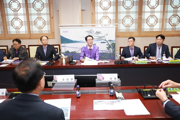 20231108_신안군청 영상회의실-신안북부권역 갯벌식생복원사업 용역보고회 2