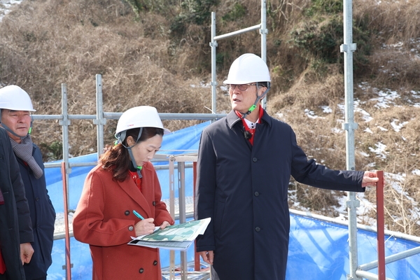 2024. 01. 29    임자면 하우리 노인요양시설 건설현장 점검 1