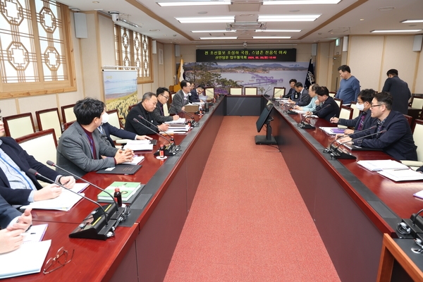 2024. 02. 26   전 조선일보 조성하 국장, 스넵존 정용석 이사 신안군 방문 업무협의회 1